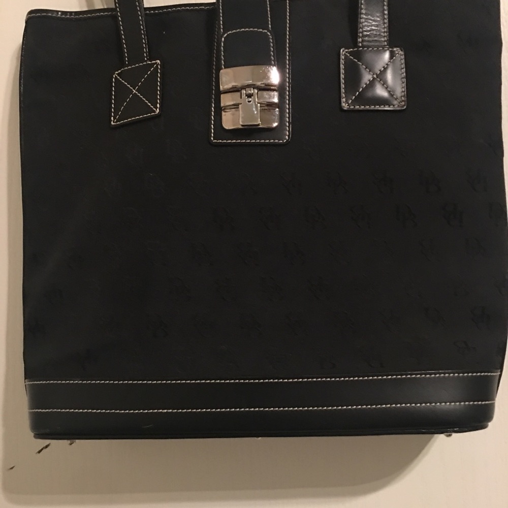 Dooney & Bourke Canvas and Leather Tote